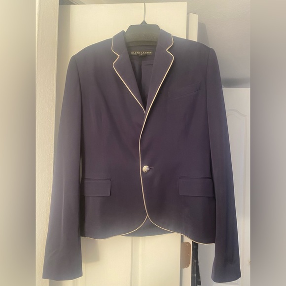 Ralph Lauren Black Label navy blazer - Picture 1 of 5